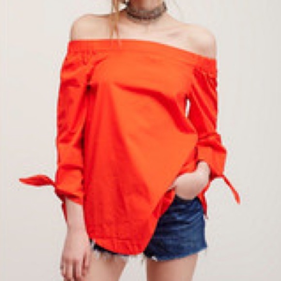 Free People Tops - Free People Scarlet Off Shoulder Top